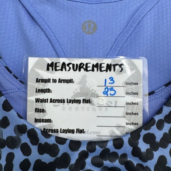 1042 lululemon All Sport Support Tank  - Size 4 - Lullaby Blue / Black - W1J88S - Picture 15 of 15